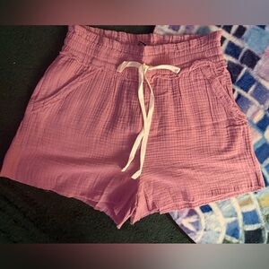 Zenana Outfitters High Waist Pink Shorts - Small - NWOT